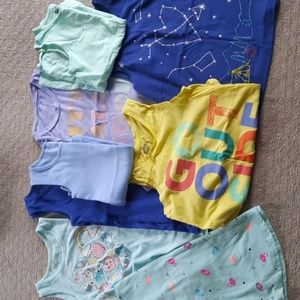 Lot of 8 girls tank tops size 8